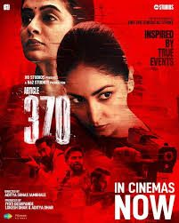 ดูหนังออนไลน์ฟรี อาร์ติเคิล 370 Article 370 (2024)